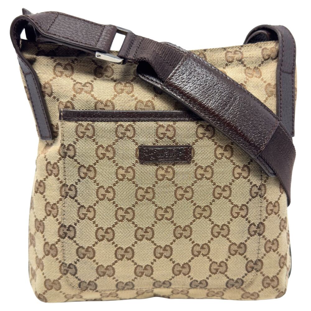 Gucci Bag GG Logo Supreme Guccissima Monogram Leather Crossbody Shoulder Tote
